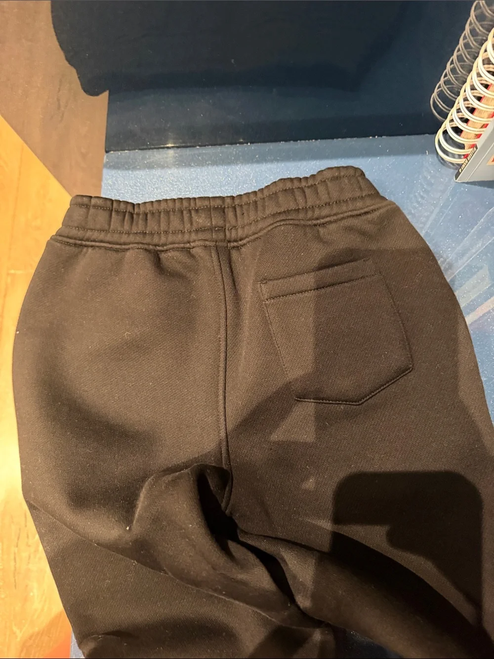 Balmain Authentic Black Sweatpants with Cream Stripe and Logo never worn.